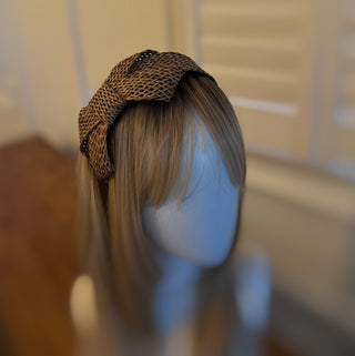 Raffia Side Bow Headband - 1985 the VAULT Boutique