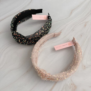 Shimmer Lover Knot Headband - 1985 the VAULT Boutique