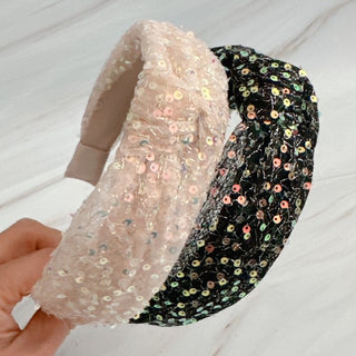 Shimmer Lover Knot Headband - 1985 the VAULT Boutique