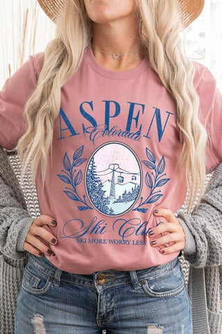 Aspen Ski Club Graphic Tee - 1985 the VAULT Boutique