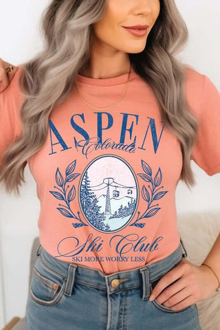 Aspen Ski Club Graphic Tee - 1985 the VAULT Boutique