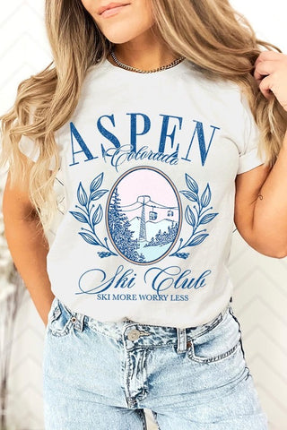 Aspen Ski Club Graphic Tee - 1985 the VAULT Boutique