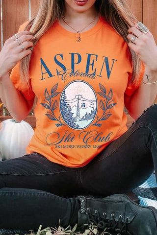 Aspen Ski Club Graphic Tee - 1985 the VAULT Boutique