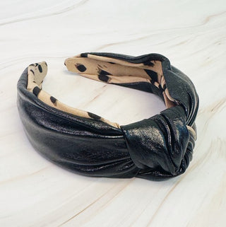 Patent Leather Hampton Lady Headband - 1985 the VAULT Boutique