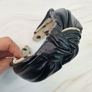 Patent Leather Hampton Lady Headband - 1985 the VAULT Boutique