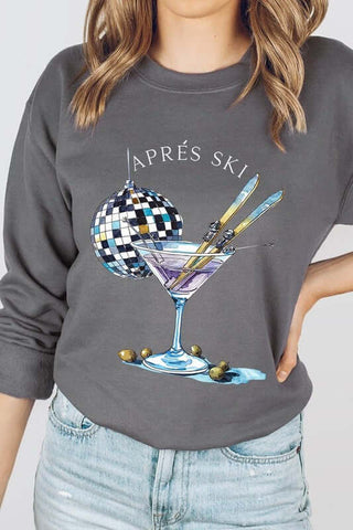 Apres Ski Club Graphic Sweatshirt - 1985 the VAULT Boutique