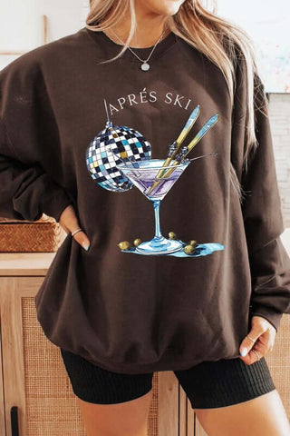 Apres Ski Club Graphic Sweatshirt - 1985 the VAULT Boutique