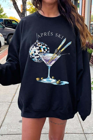 Apres Ski Club Graphic Sweatshirt - 1985 the VAULT Boutique