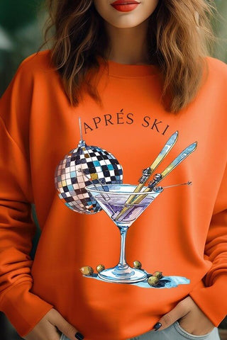 Apres Ski Club Graphic Sweatshirt - 1985 the VAULT Boutique