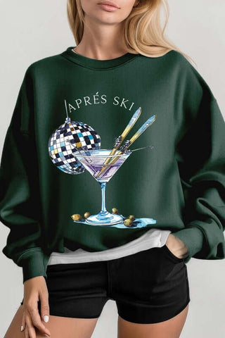 Apres Ski Club Graphic Sweatshirt - 1985 the VAULT Boutique