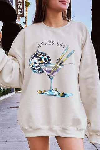 Apres Ski Club Graphic Sweatshirt - 1985 the VAULT Boutique