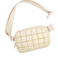 Evyn Quilted Puffer Sling Belt Bum Bag - 1985 the VAULT Boutique