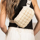 Evyn Quilted Puffer Sling Belt Bum Bag - 1985 the VAULT Boutique