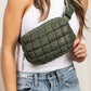 Evyn Quilted Puffer Sling Belt Bum Bag - 1985 the VAULT Boutique