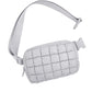 Evyn Quilted Puffer Sling Belt Bum Bag - 1985 the VAULT Boutique