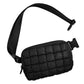 Evyn Quilted Puffer Sling Belt Bum Bag - 1985 the VAULT Boutique