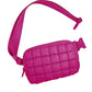 Evyn Quilted Puffer Sling Belt Bum Bag - 1985 the VAULT Boutique
