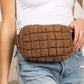 Evyn Quilted Puffer Sling Belt Bum Bag - 1985 the VAULT Boutique