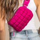 Evyn Quilted Puffer Sling Belt Bum Bag - 1985 the VAULT Boutique