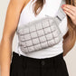 Evyn Quilted Puffer Sling Belt Bum Bag - 1985 the VAULT Boutique