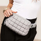 Evyn Quilted Puffer Sling Belt Bum Bag - 1985 the VAULT Boutique