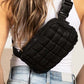 Evyn Quilted Puffer Sling Belt Bum Bag - 1985 the VAULT Boutique