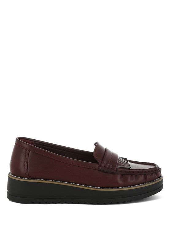 Croyda Fringed Nubuck Loafers - 1985 the VAULT Boutique