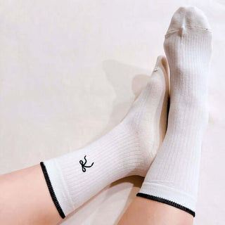 Simply Bow Socks Set Of 2 - 1985 the VAULT Boutique