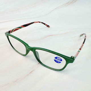 Paisley In Color Blue Light Reading Glasses - 1985 the VAULT Boutique