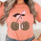 Leopard Cherry Bow Graphic Tee - 1985 the VAULT Boutique