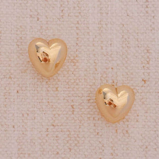 Penny Lovely Heart Stud Earrings - 1985 the VAULT Boutique