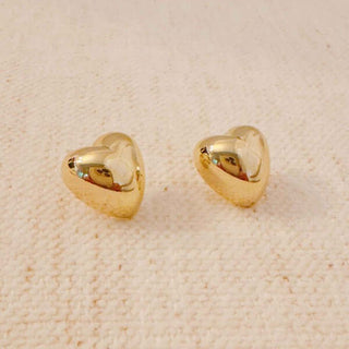 Penny Lovely Heart Stud Earrings - 1985 the VAULT Boutique