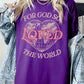 For God So Loved the World Graphic Heavy Cotton Tee - 1985 the VAULT Boutique