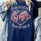 For God So Loved the World Graphic Heavy Cotton Tee - 1985 the VAULT Boutique