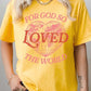 For God So Loved the World Graphic Heavy Cotton Tee - 1985 the VAULT Boutique
