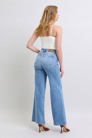 Judy Blue Full Size Wide Leg Jeans with Pockets - 1985 the VAULT Boutique