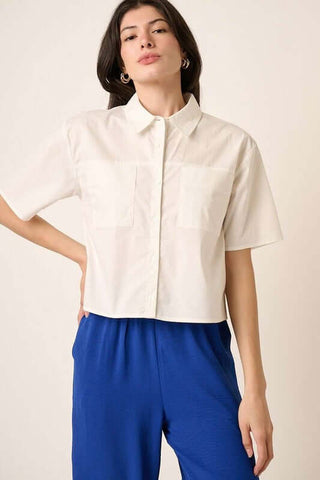 Mittoshop Button Down Short Sleeve Shirt - 1985 the VAULT Boutique