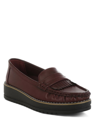 Croyda Fringed Nubuck Loafers - 1985 the VAULT Boutique