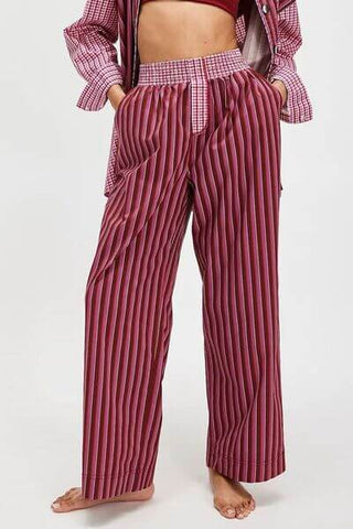 Striped Wide Leg Pants - 1985 the VAULT Boutique