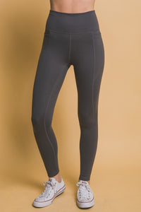 Love Tree High Waist Leggings with Side Pockets - 1985 the VAULT Boutique