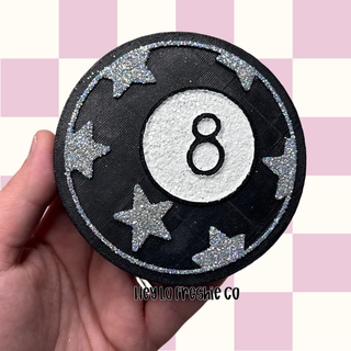 8 Ball With Stars Hanging Car Freshie - Pre Order (Ship Date Jan 31st) - 1985 the VAULT Boutique