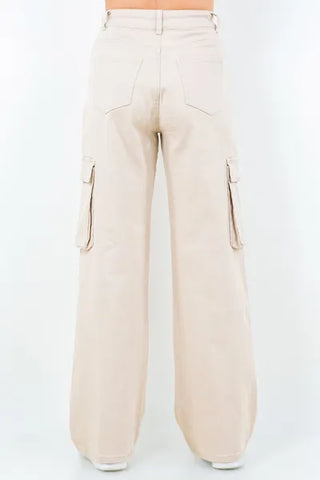 American Bazi Drawstring Wide Leg Cargo Pants - 1985 the VAULT Boutique