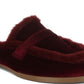 Seyhan Fur Detail Velvet Slip-On Mules - 1985 the VAULT Boutique