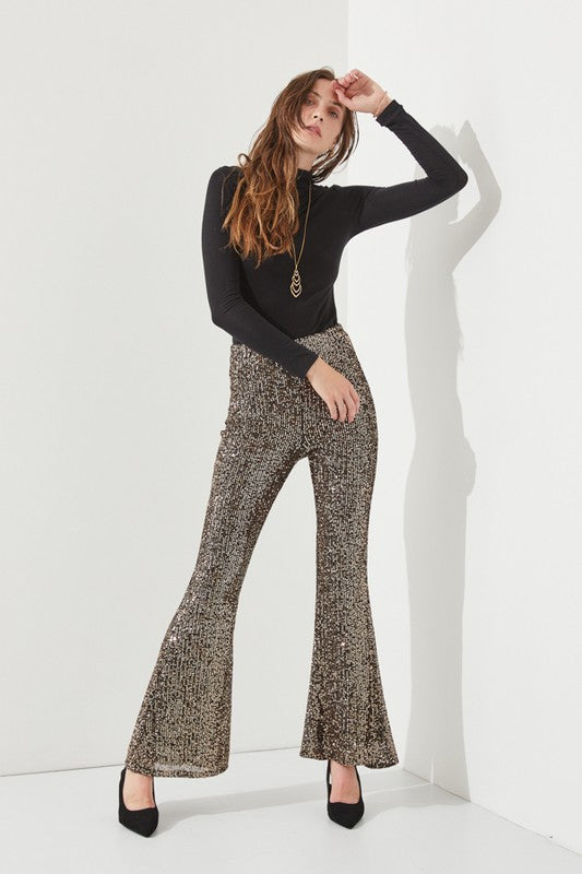 HIGHWAIST SEQUIN PANTS - 1985 the VAULT Boutique