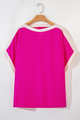 Boat Neck Half Sleeve Blouse - 1985 the VAULT Boutique