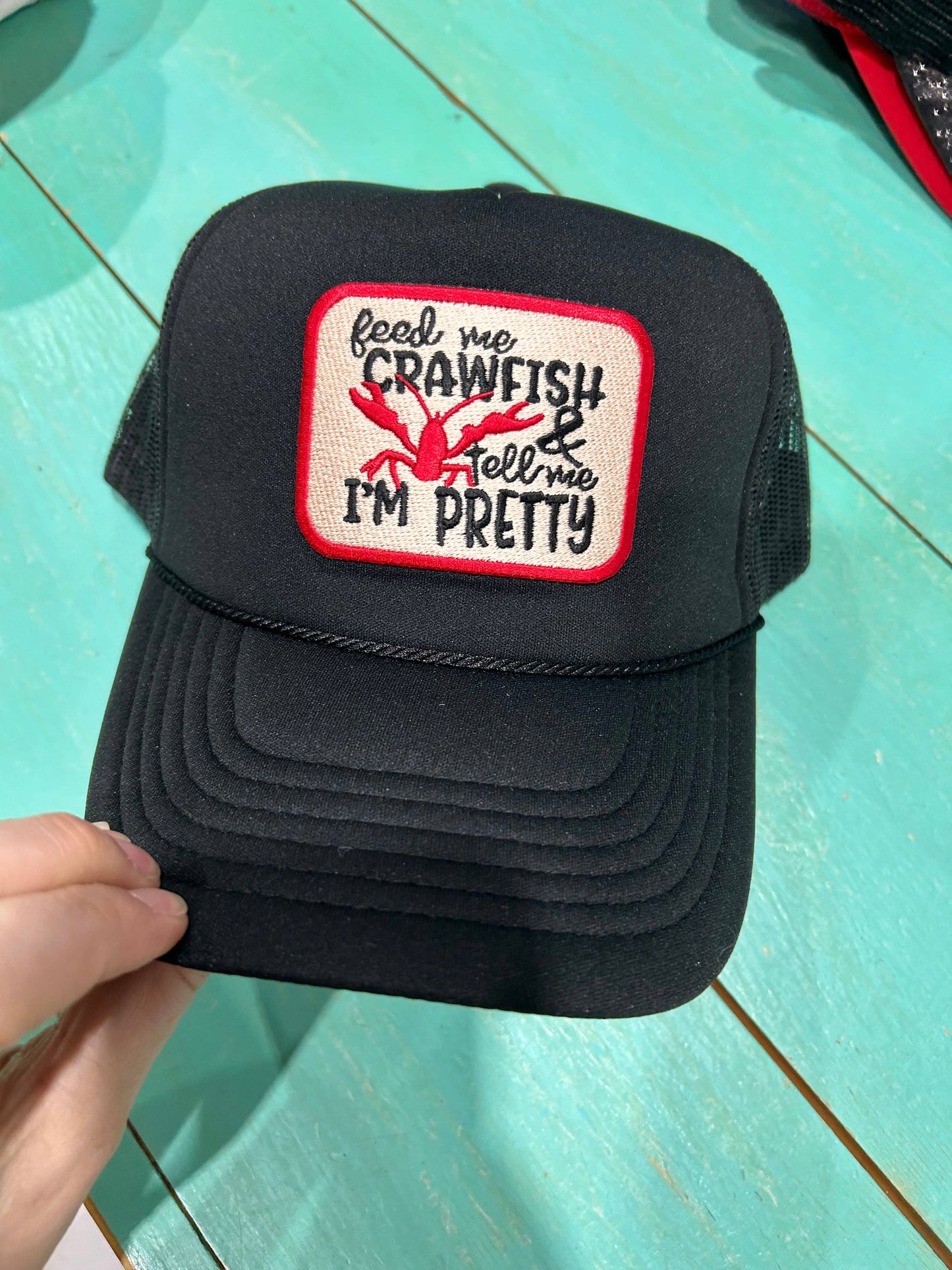 Feed Me Crawfish Trucker Hat