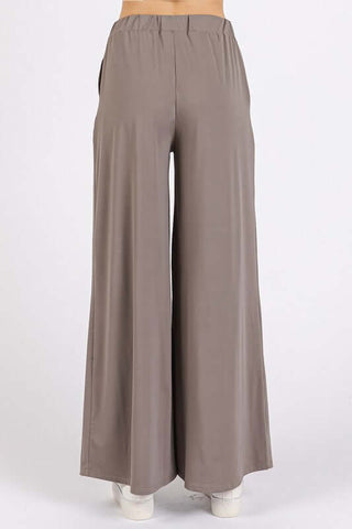 Mittoshop Yoga Air Stretch Elastic Waist Wide Leg Pants - 1985 the VAULT Boutique