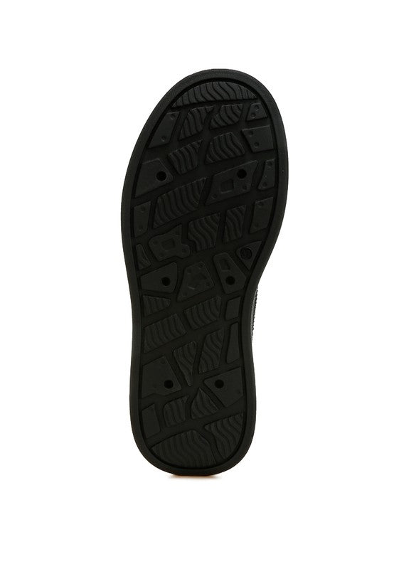 Jitter Bug Rhinestones Embellished Chunky Sneakers - 1985 the VAULT Boutique