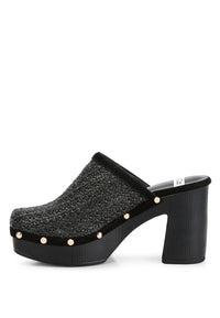 Jeydena Raffia Platform Clogs - 1985 the VAULT Boutique