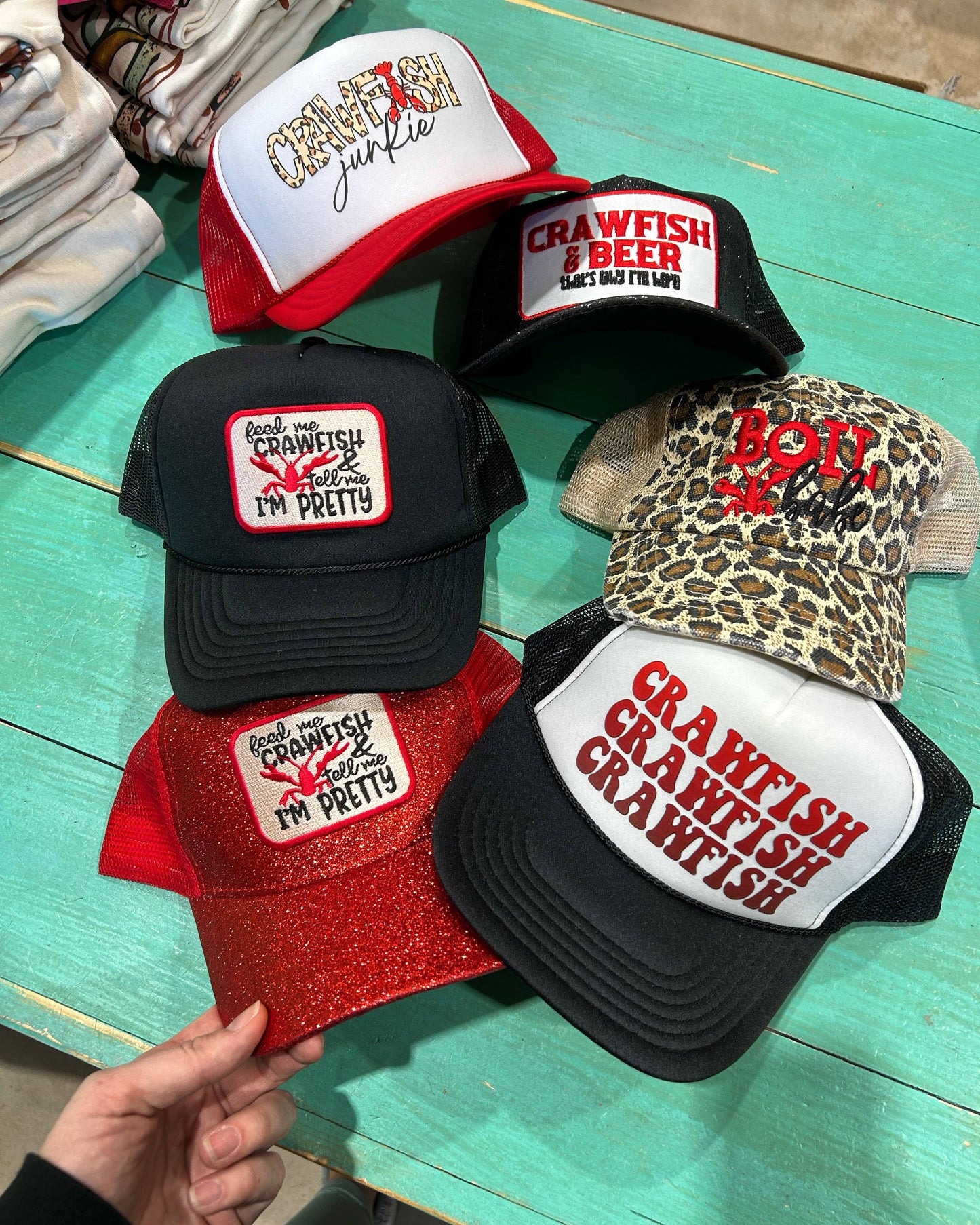 Feed Me Crawfish Trucker Hat